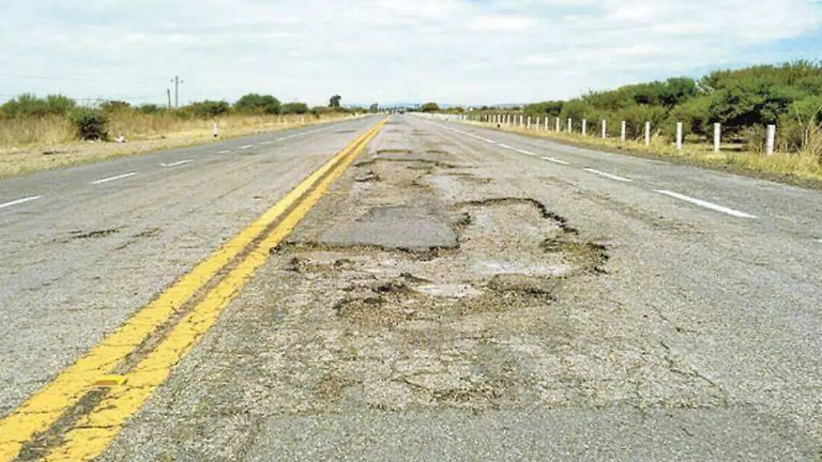 Carreteras en mal estado